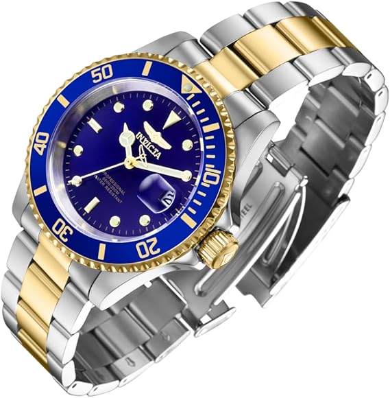 Invicta Men Pro Diver Quartz Watch Stainless Steel Bracelet 200M Waterproof