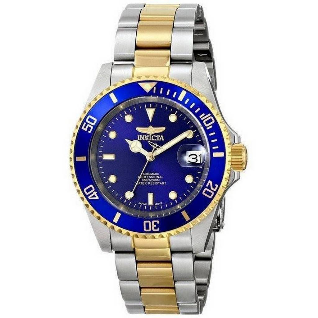 Invicta Men Pro Diver Quartz Watch Stainless Steel Bracelet 200M Waterproof
