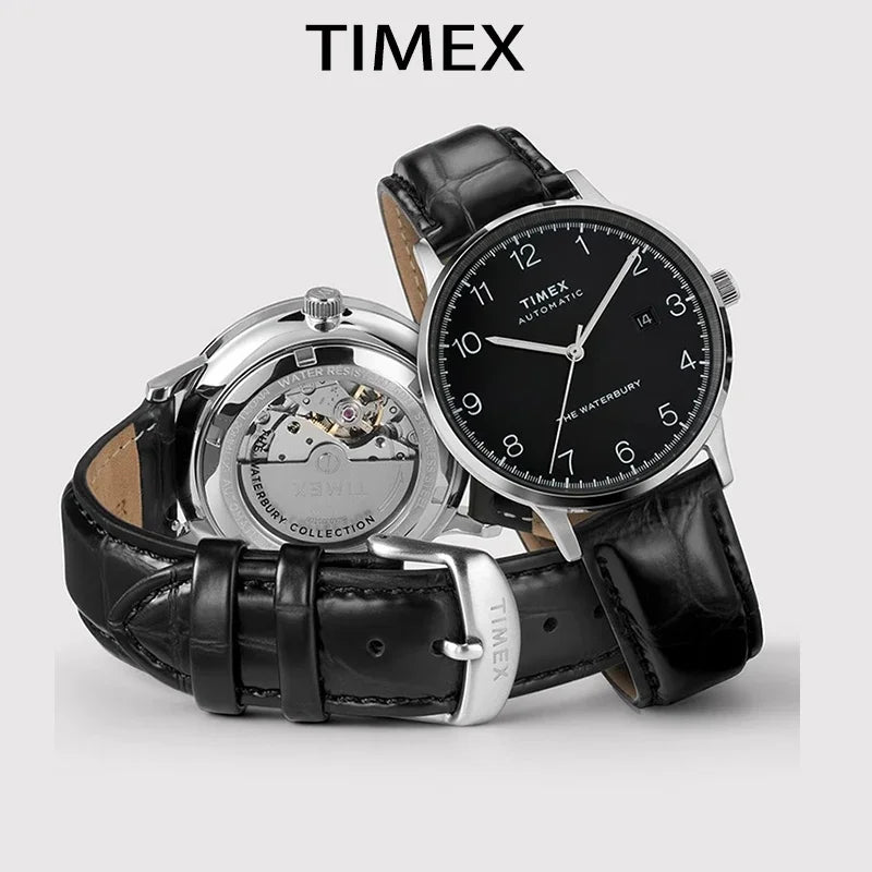Timex Waterbury Men Automatic Mechanical Watch Waterproof Business Sport