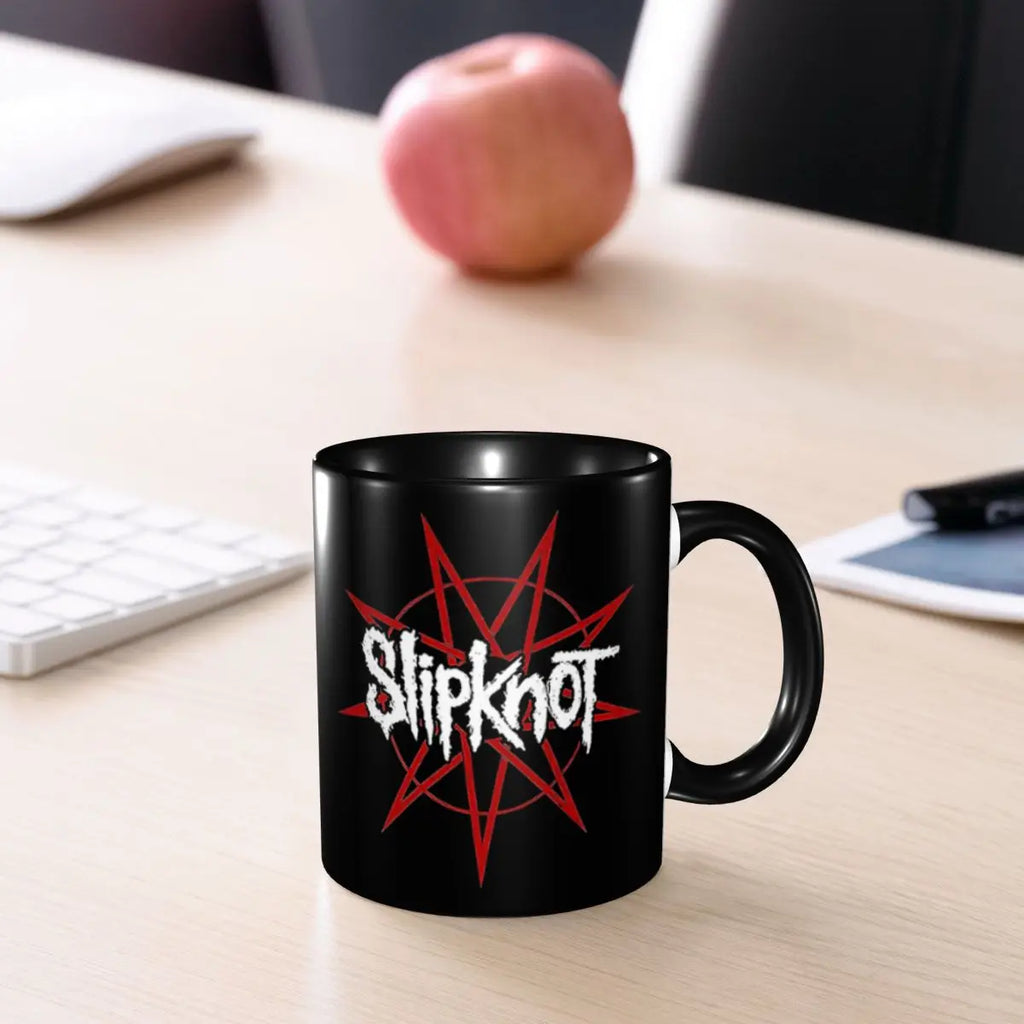Slipknot Metal Rock Band Coffee Mug – Custom Ceramic DIY Tea & Milk Cup