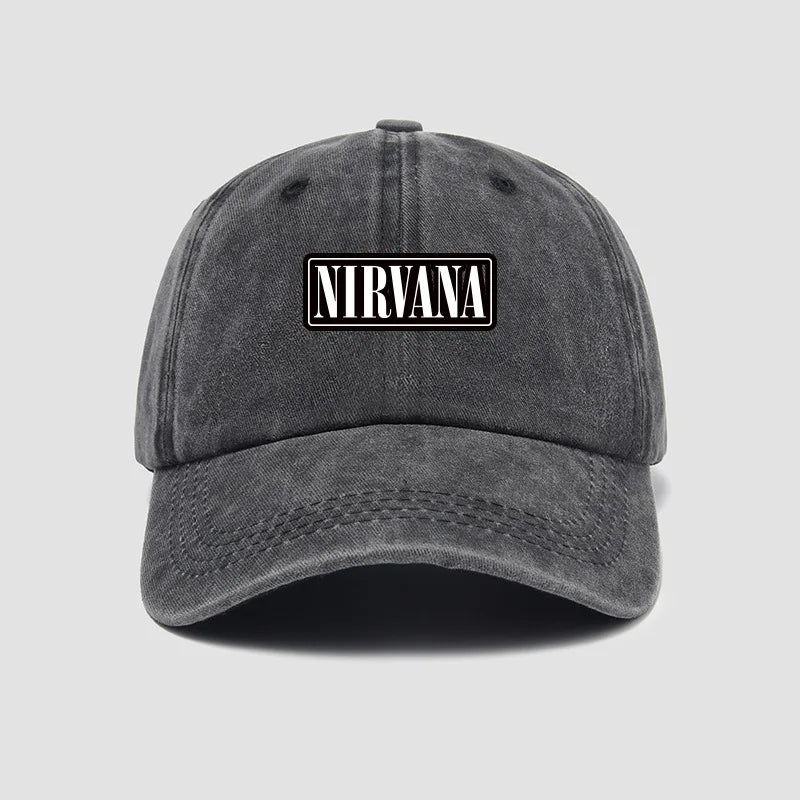 Nirvana Baseball Cap – Unisex Grunge Cotton Duckbill Hat