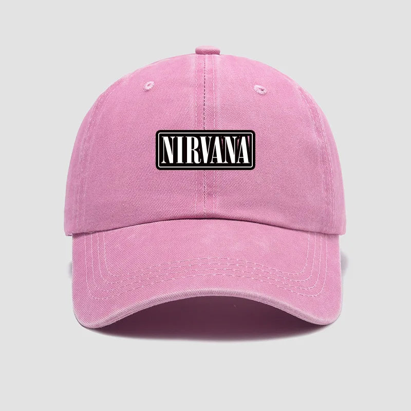 Nirvana Baseball Cap – Unisex Grunge Cotton Duckbill Hat