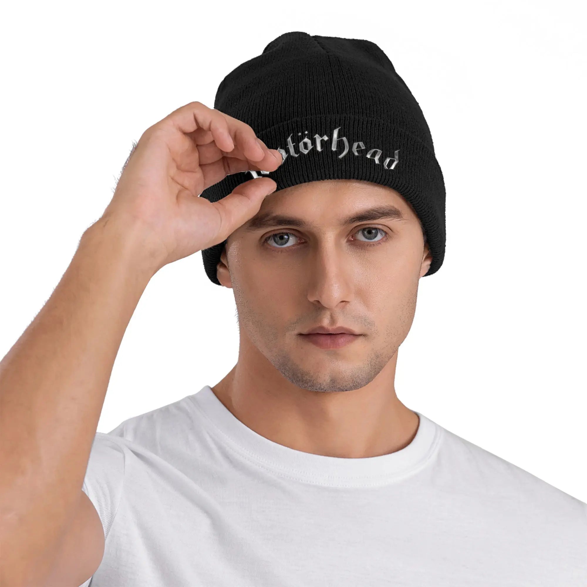 Motörhead Logo Beanie Hat Winter Knit Skull Cap Unisex Rock Metal