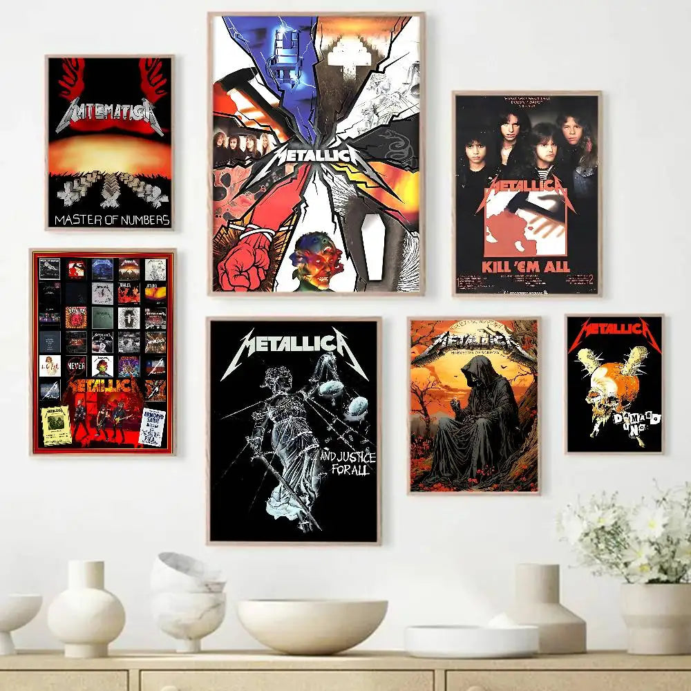 Metallica HD Poster – High-Quality Wall Art for Rock & Metal Fans