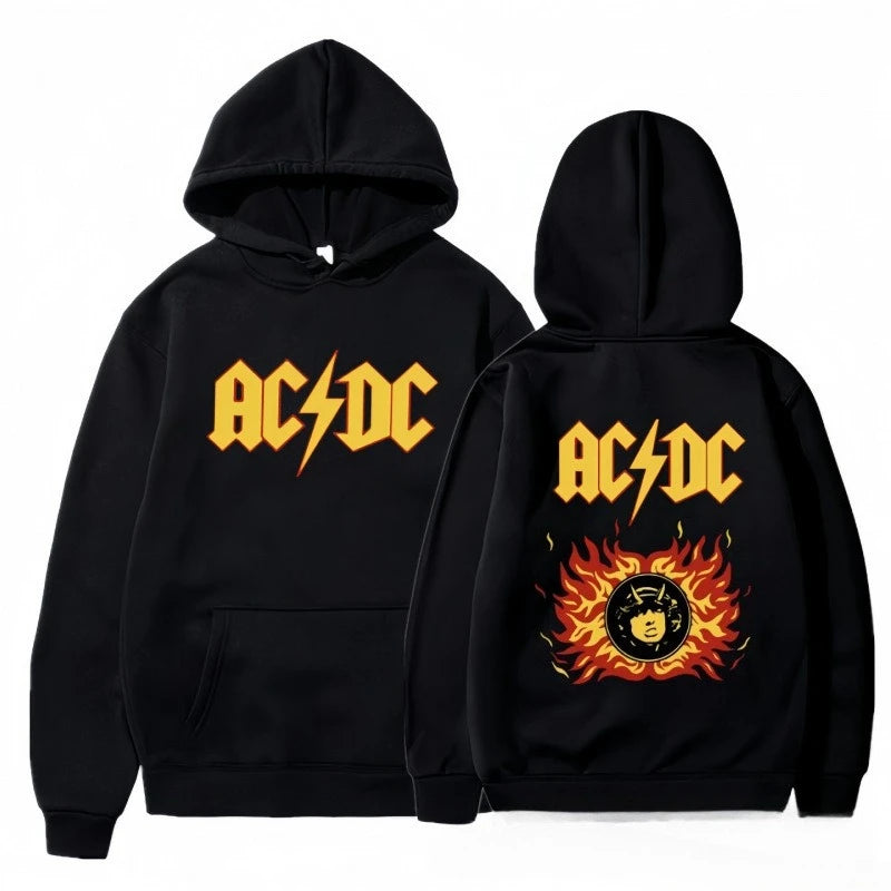 AC/DC PWR UP Tour 2024 Hoodie – Heavy Rock Pullover for True Fansleeve Pullovers