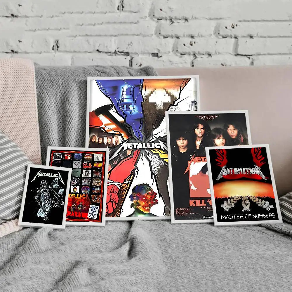 Metallica HD Poster – High-Quality Wall Art for Rock & Metal Fans