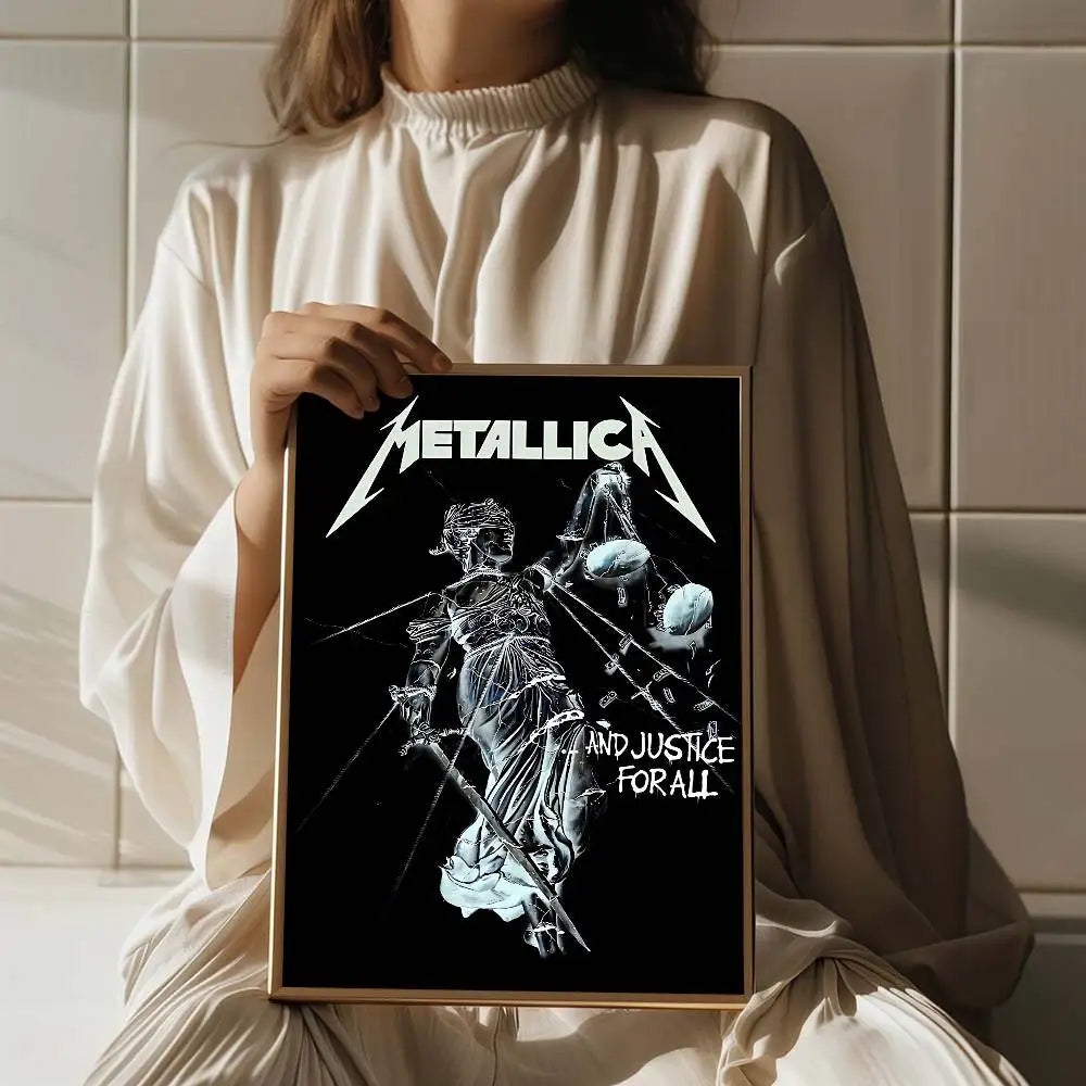 Metallica HD Poster – High-Quality Wall Art for Rock & Metal Fans