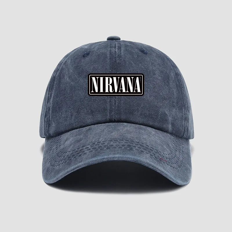 Nirvana Baseball Cap – Unisex Grunge Cotton Duckbill Hat