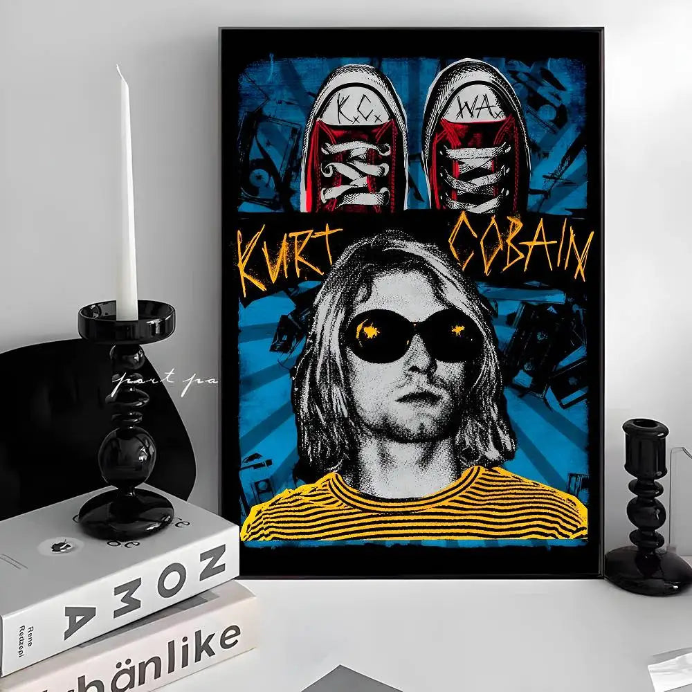 Nirvana Classic Poster – Iconic Rock Band Wall Art for True Fans