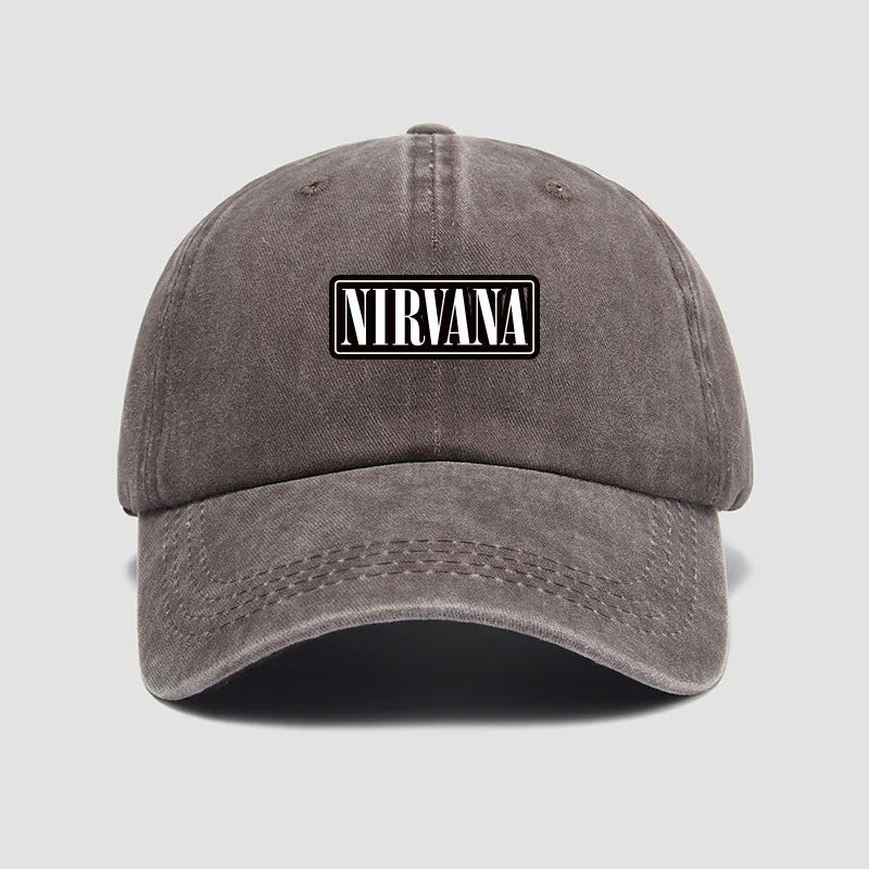 Nirvana Baseball Cap – Unisex Grunge Cotton Duckbill Hat