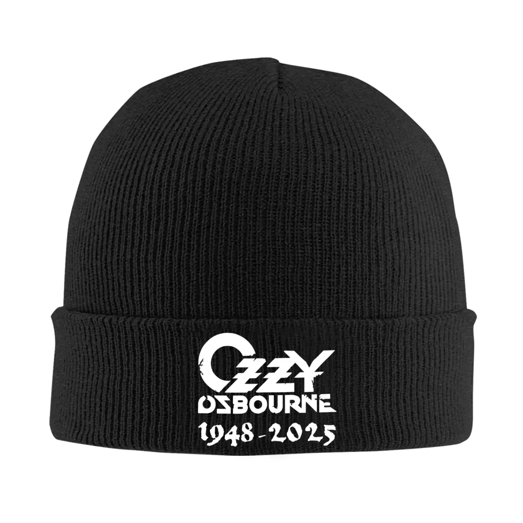 Ozzy Osbourne Beanie – Prince of Darkness 1948–2025 Tribute Winter Hat