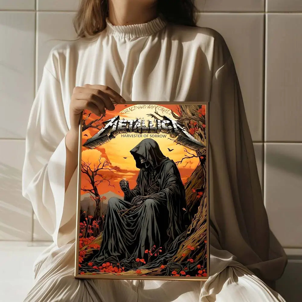 Metallica HD Poster – High-Quality Wall Art for Rock & Metal Fans