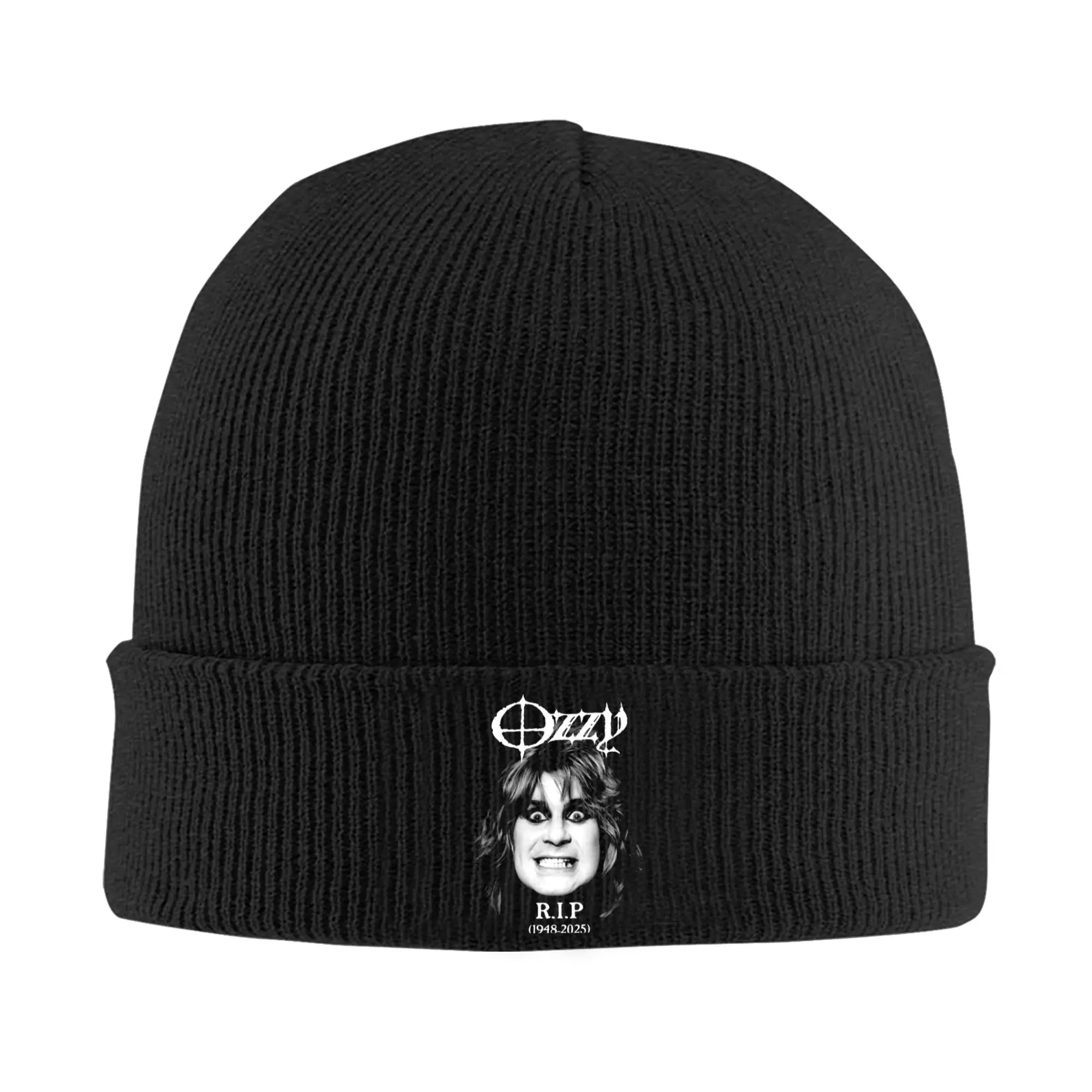 Ozzy Osbourne Beanie – Prince of Darkness 1948–2025 Tribute Winter Hat
