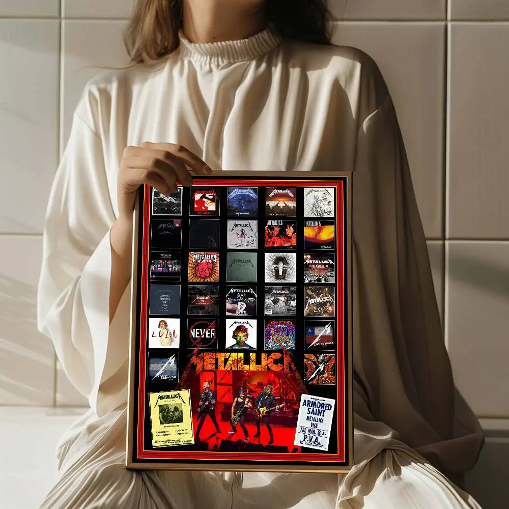 Metallica HD Poster – High-Quality Wall Art for Rock & Metal Fans