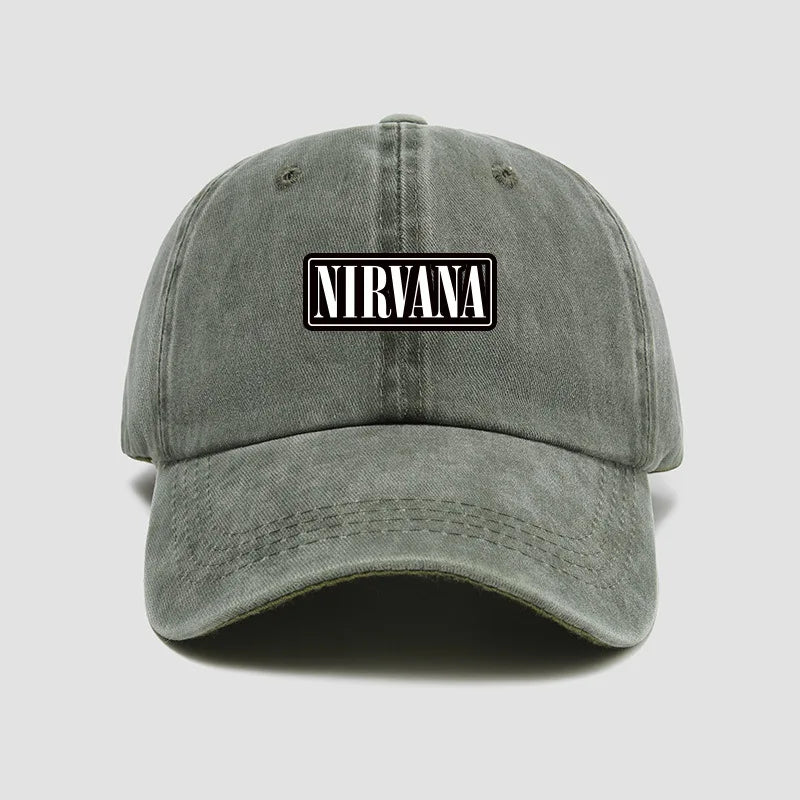 Nirvana Baseball Cap – Unisex Grunge Cotton Duckbill Hat