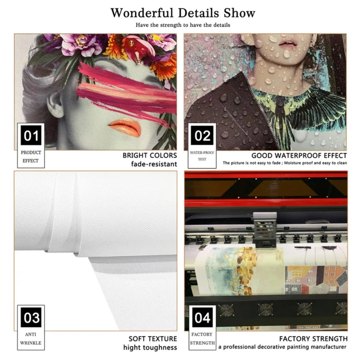 Freddie Mercury Canvas Wall Art – Vintage Queen Live Music Print