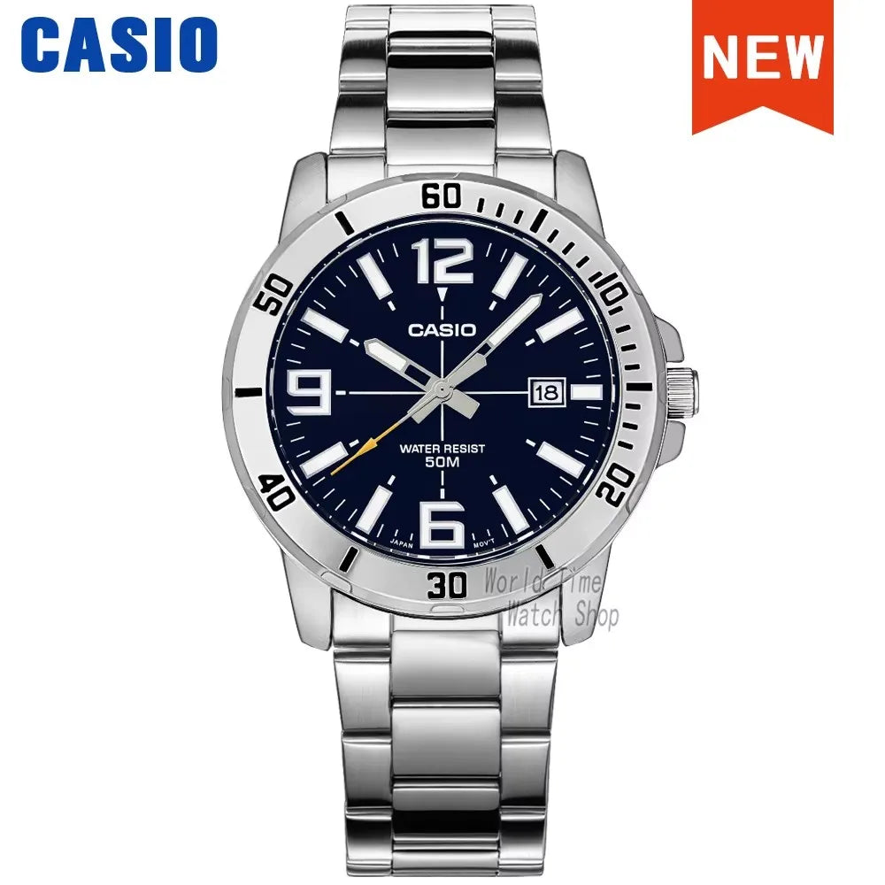 Casio watch for men luxury brand set quartz 50m Waterproof men watch Luminous Sport military Watch relogio masculino MTP-VD01D