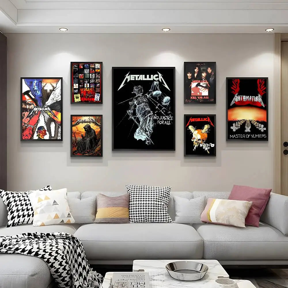 Metallica HD Poster – High-Quality Wall Art for Rock & Metal Fans