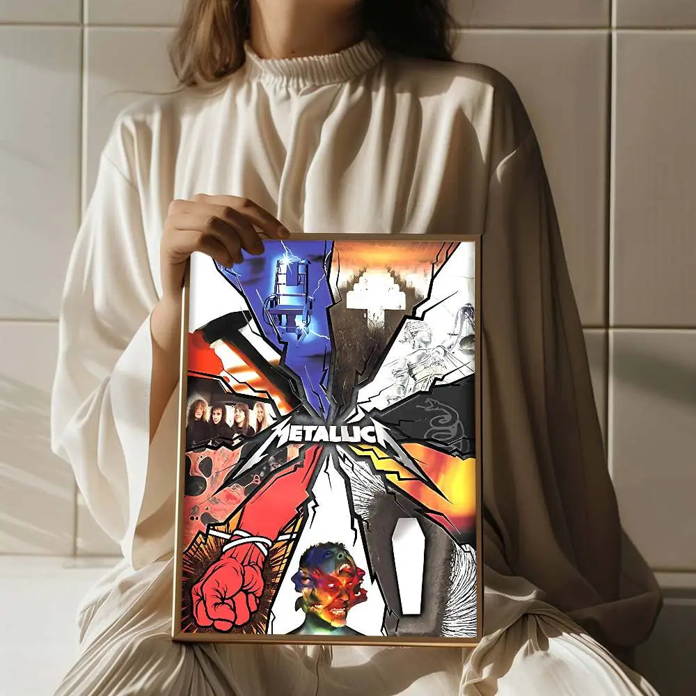 Metallica HD Poster – High-Quality Wall Art for Rock & Metal Fans