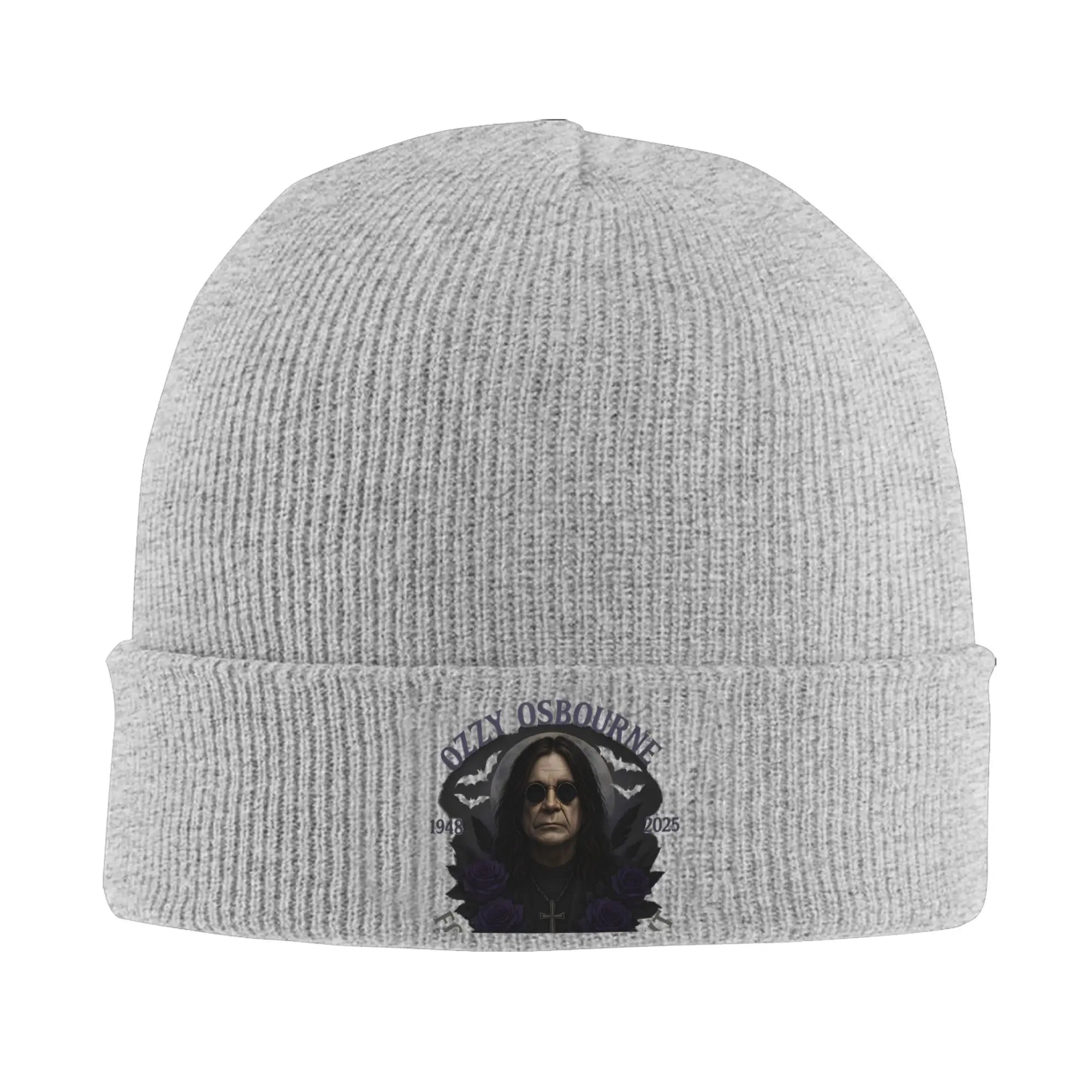 Ozzy Osbourne Beanie – Prince of Darkness 1948–2025 Tribute Winter Hat