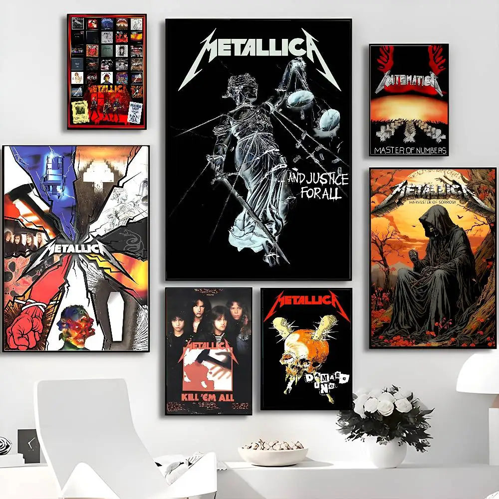 Metallica HD Poster – High-Quality Wall Art for Rock & Metal Fans
