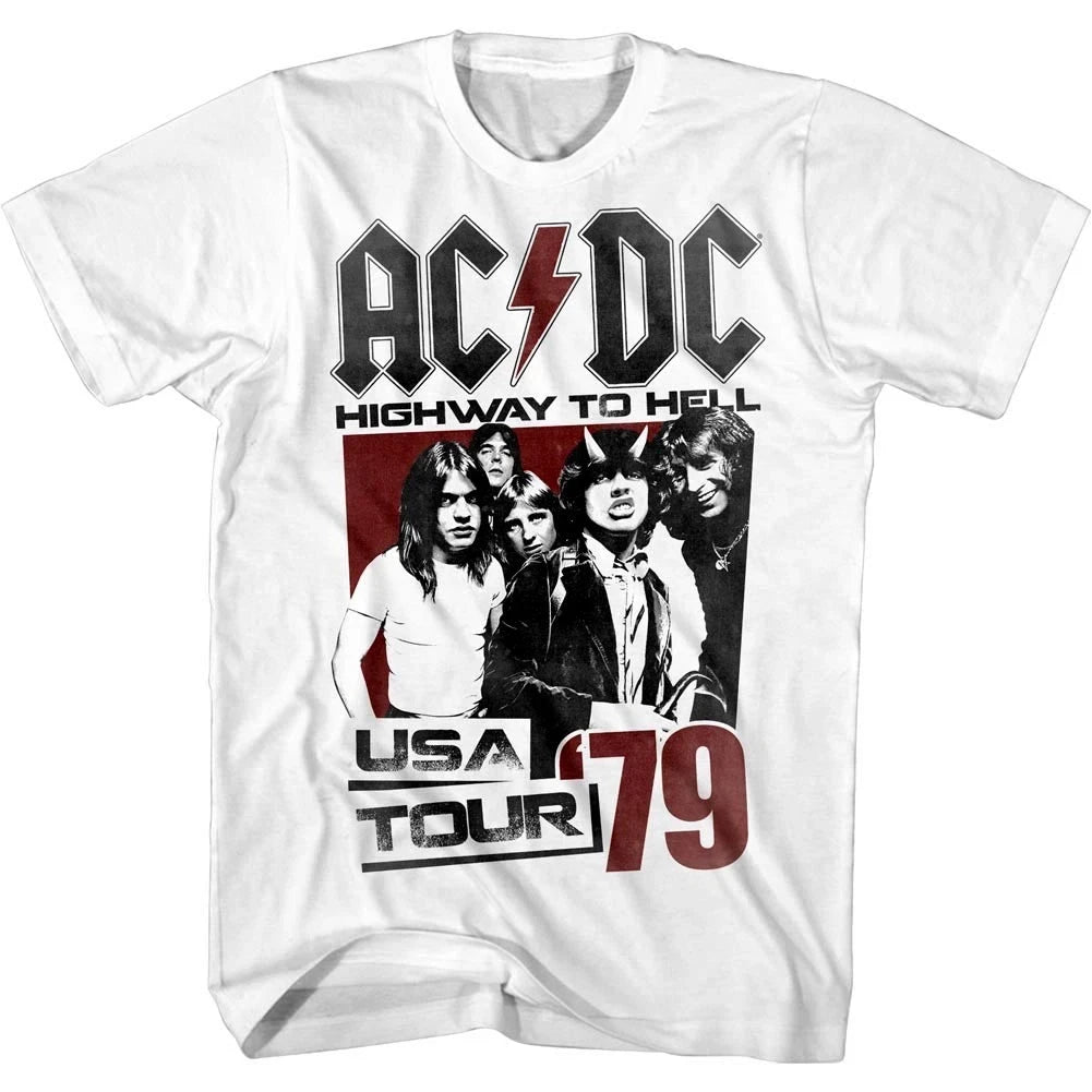 AC/DC Highway to Hell USA Tour 1979 T-Shirt – Classic Rock Band Merch