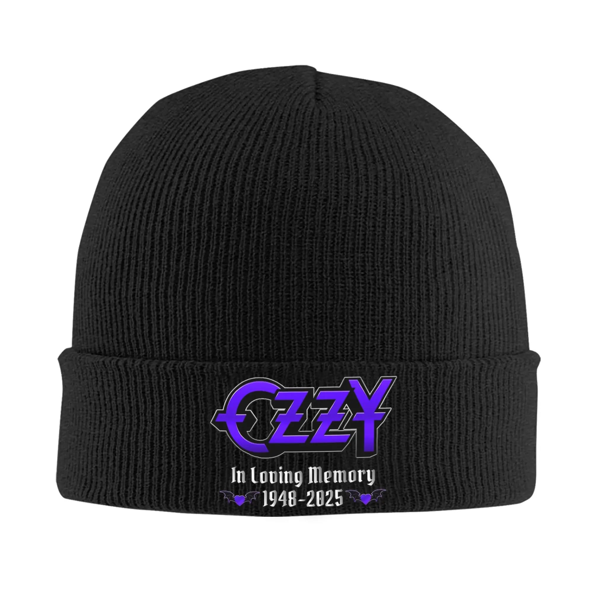 Ozzy Osbourne Beanie – Prince of Darkness 1948–2025 Tribute Winter Hat