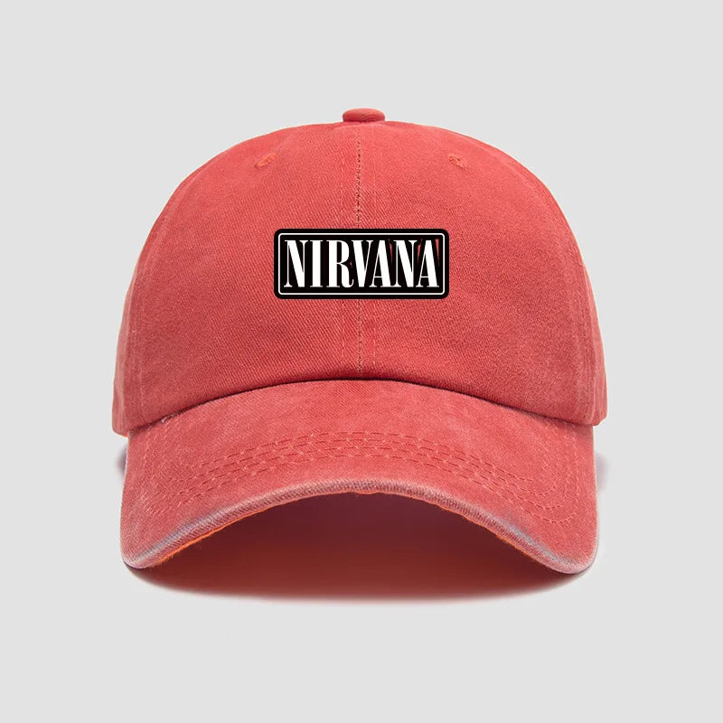 Nirvana Baseball Cap – Unisex Grunge Cotton Duckbill Hat