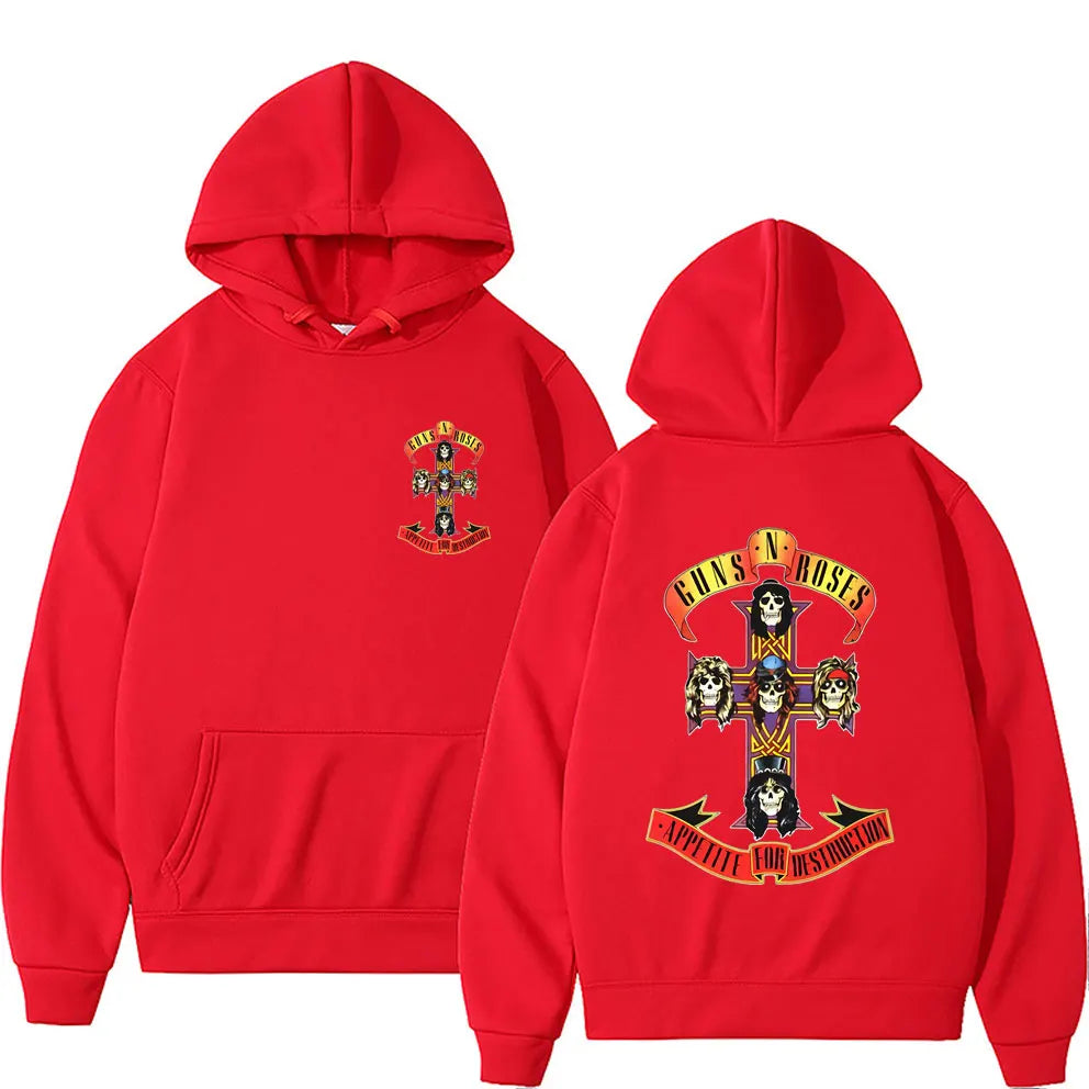 Guns N’ Roses Hoodie – Appetite for Destruction Classic Rock Pullover