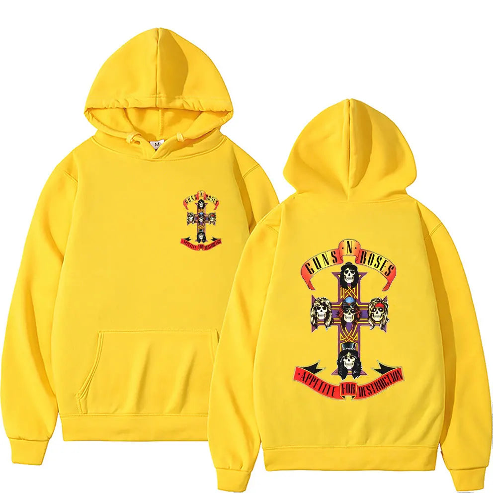 Guns N’ Roses Hoodie – Appetite for Destruction Classic Rock Pullover