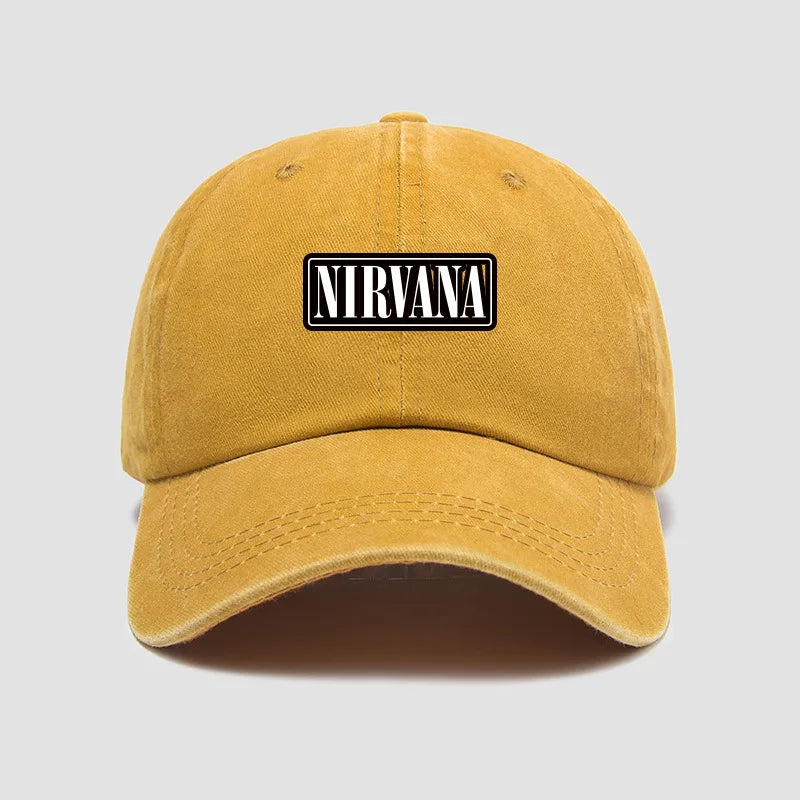 Nirvana Baseball Cap – Unisex Grunge Cotton Duckbill Hat