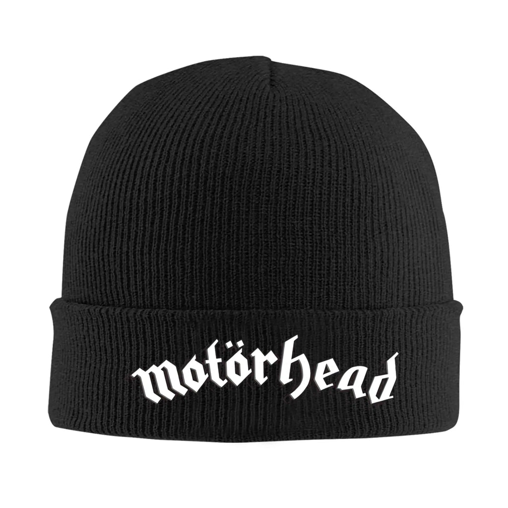 Motörhead Logo Beanie Hat Winter Knit Skull Cap Unisex Rock Metal