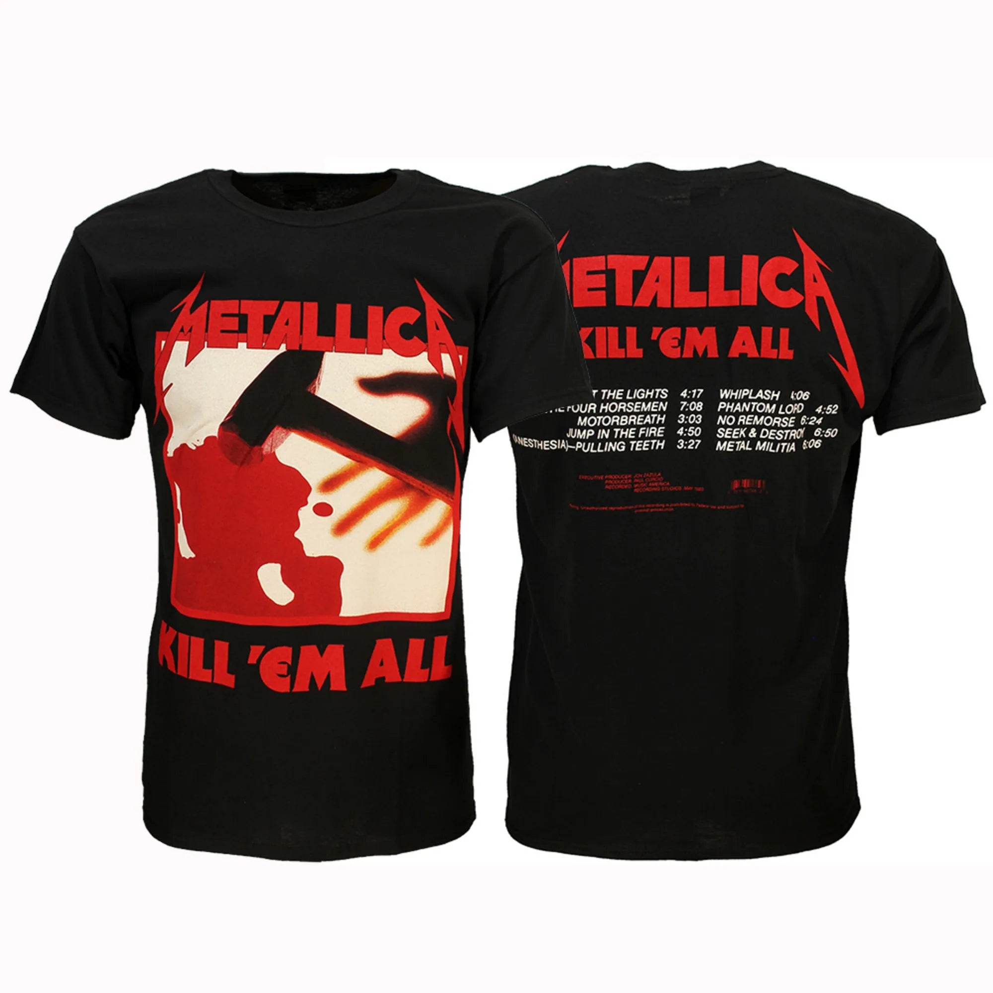 Metallica Kill ’Em All T-Shirt – Classic Heavy Metal Album Tee