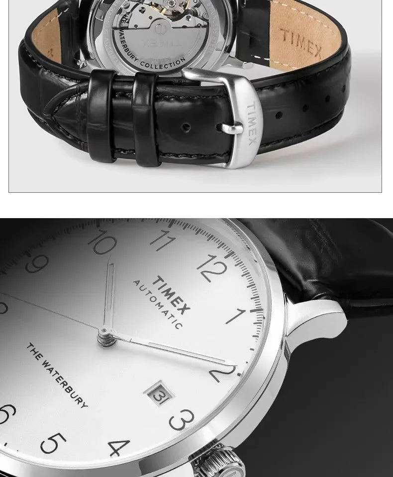 Timex Waterbury Men Automatic Mechanical Watch Waterproof Business Sport