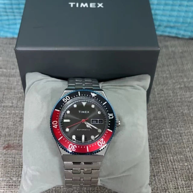 Timex M79 Automatic Watch – Stainless Steel, 40mm