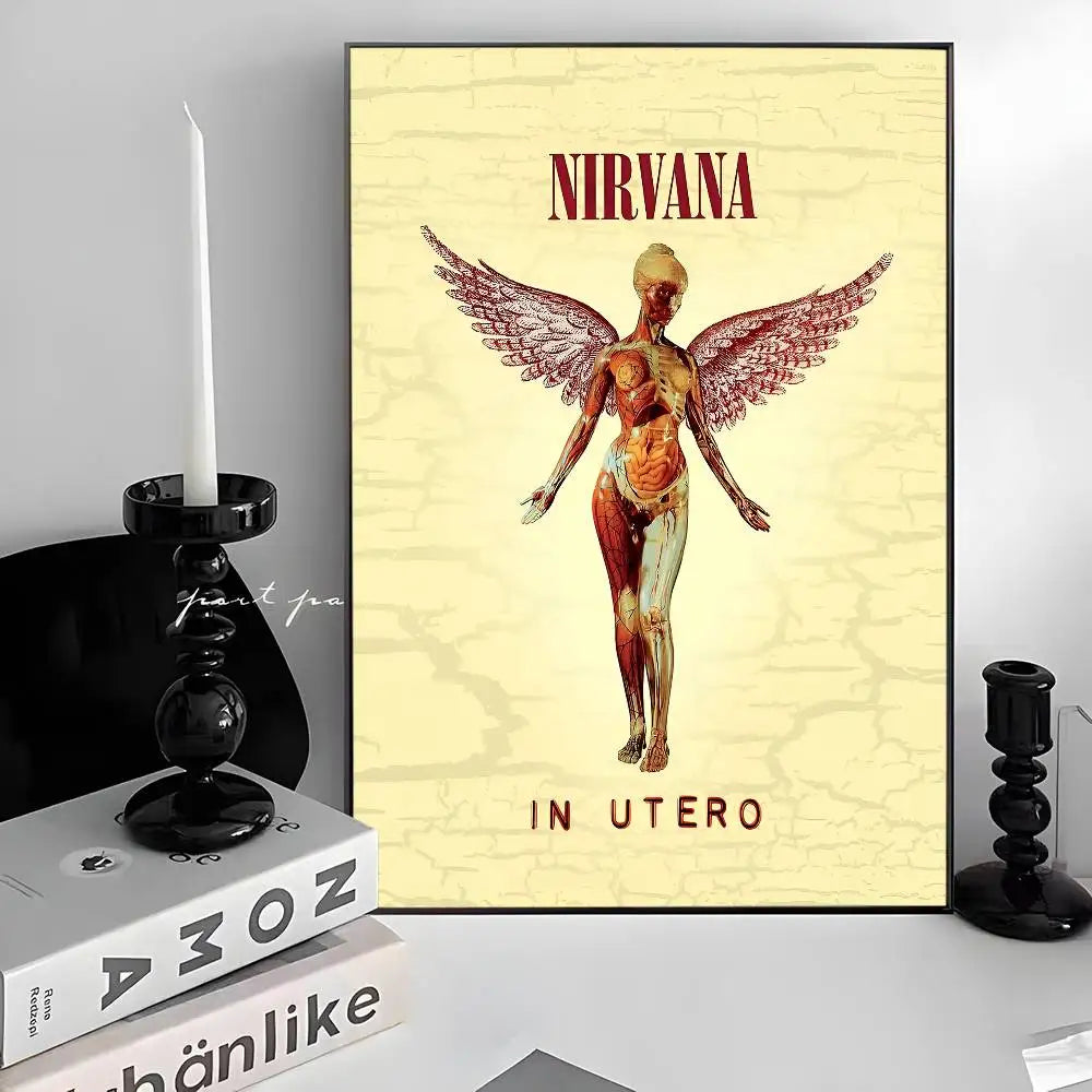Nirvana Classic Poster – Iconic Rock Band Wall Art for True Fans