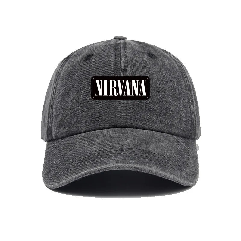 Nirvana Baseball Cap – Unisex Grunge Cotton Duckbill Hat