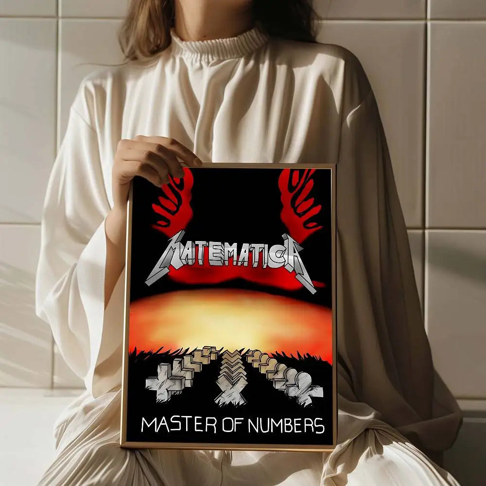 Metallica HD Poster – High-Quality Wall Art for Rock & Metal Fans