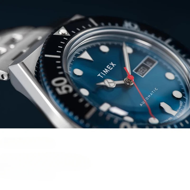 Timex M79 Automatic Watch – Stainless Steel, 40mm