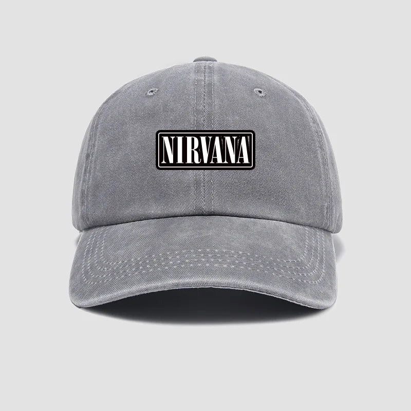 Nirvana Baseball Cap – Unisex Grunge Cotton Duckbill Hat