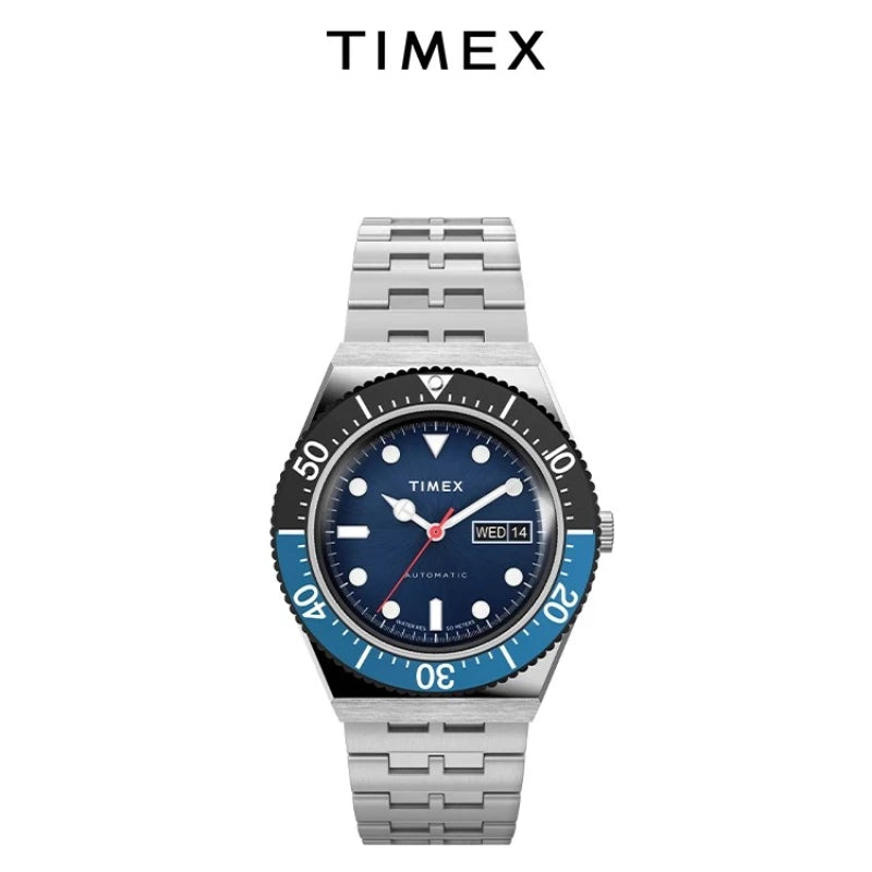 Timex M79 Automatic Watch – Stainless Steel, 40mm