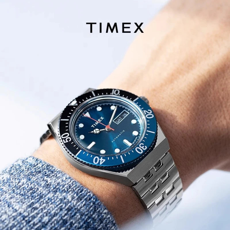 Timex M79 Automatic Watch – Stainless Steel, 40mm