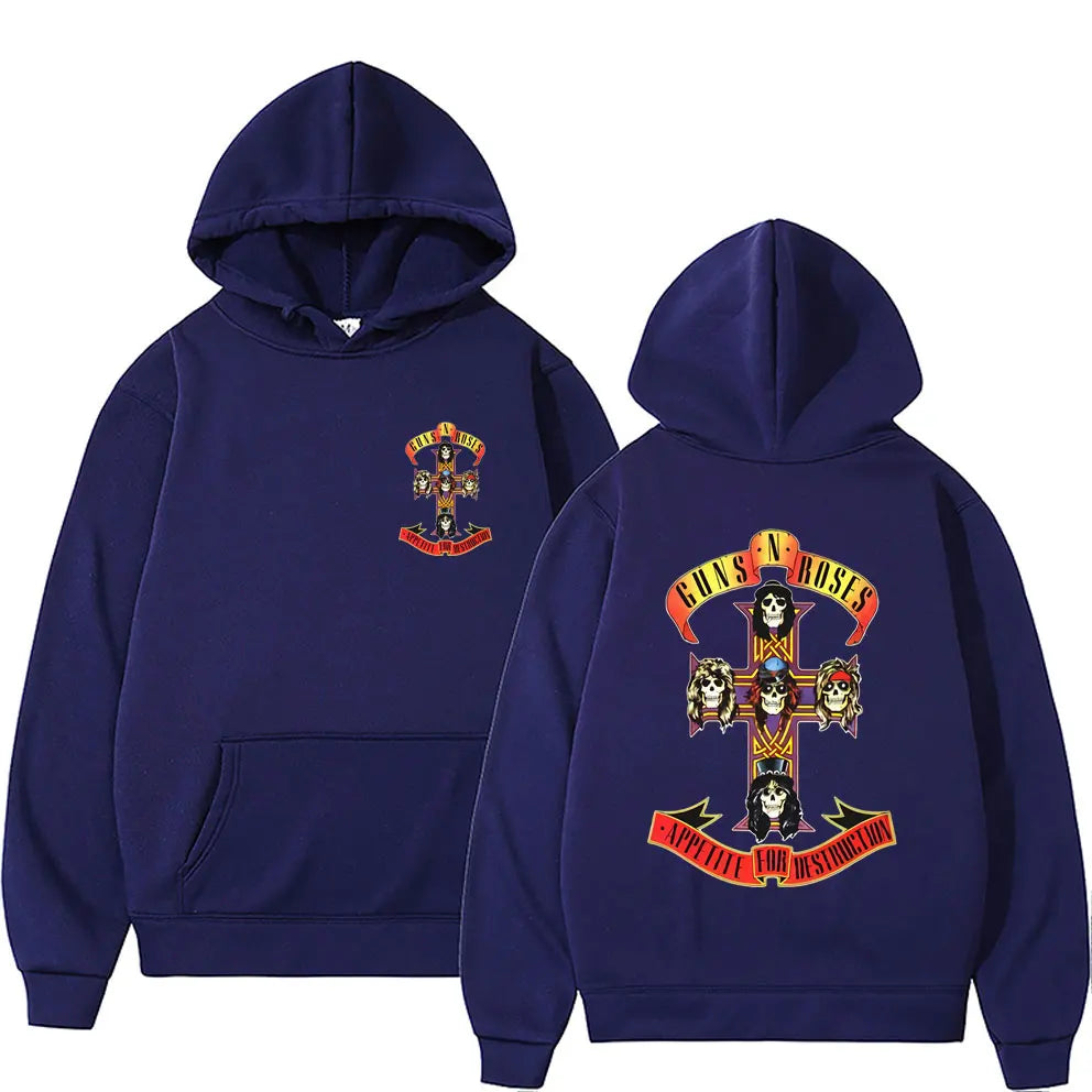 Guns N’ Roses Hoodie – Appetite for Destruction Classic Rock Pullover