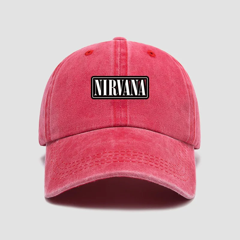 Nirvana Baseball Cap – Unisex Grunge Cotton Duckbill Hat