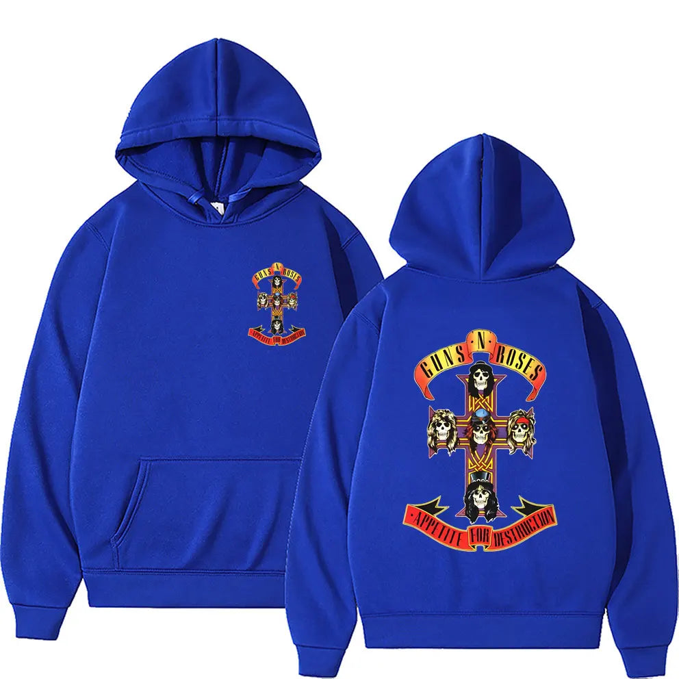 Guns N’ Roses Hoodie – Appetite for Destruction Classic Rock Pullover