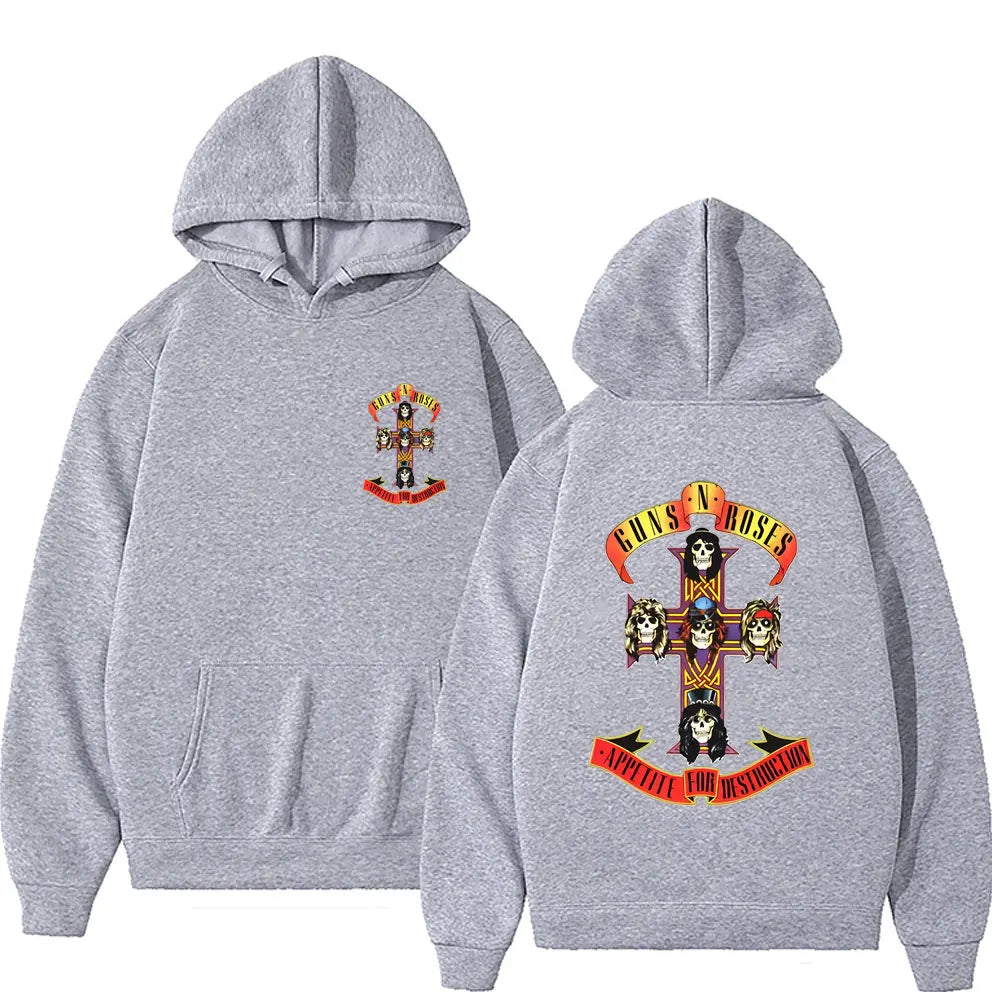 Guns N’ Roses Hoodie – Appetite for Destruction Classic Rock Pullover