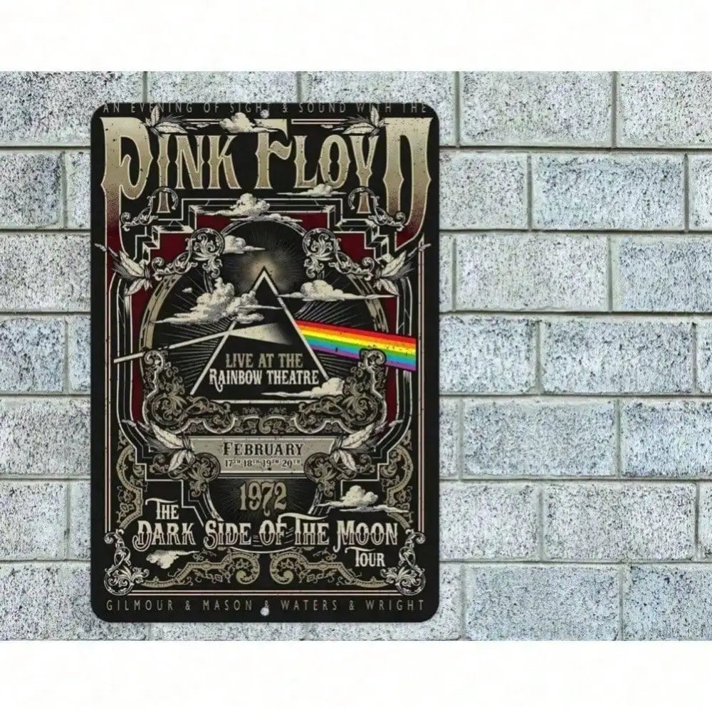 Pink Floyd Metal Wall Art – 8x12 Aluminum Sign for Rock Decor