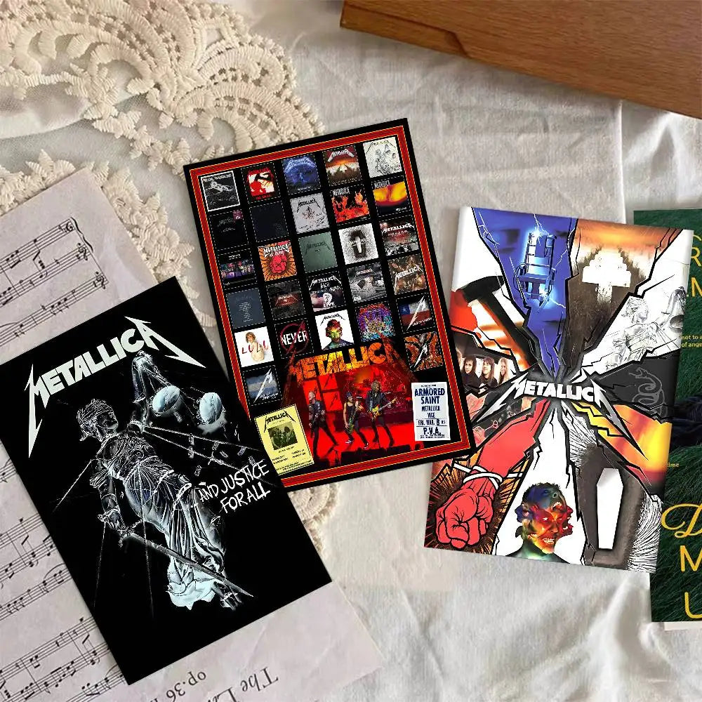 Metallica HD Poster – High-Quality Wall Art for Rock & Metal Fans