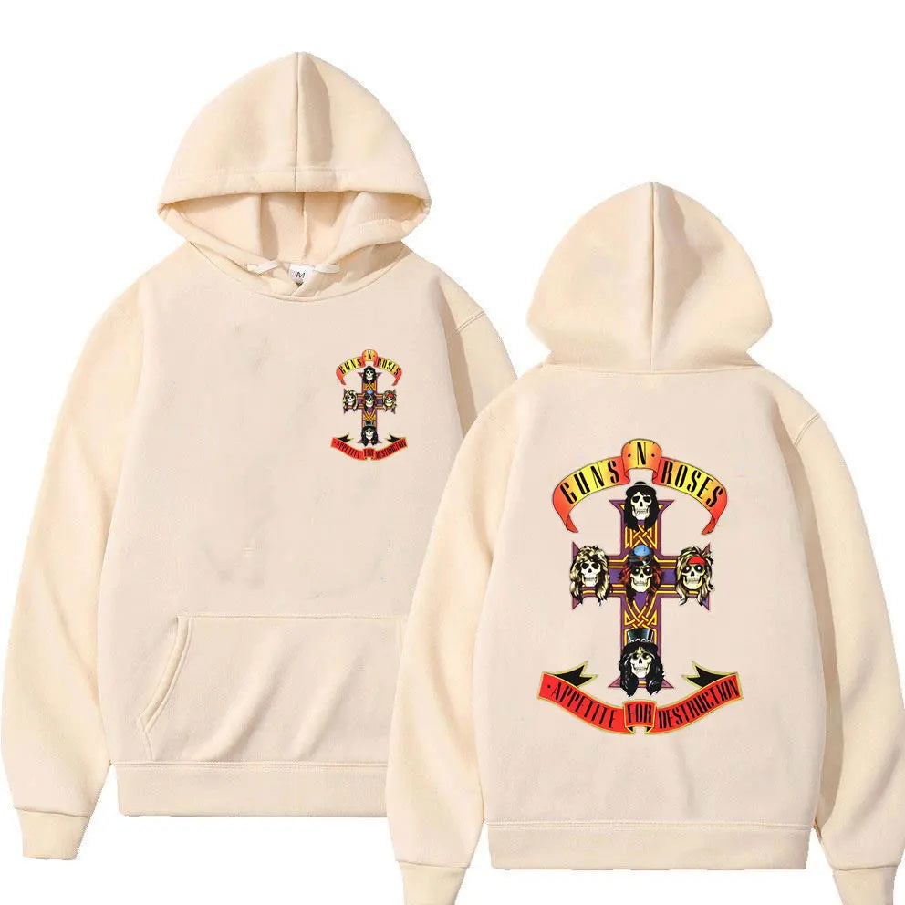 Guns N’ Roses Hoodie – Appetite for Destruction Classic Rock Pullover
