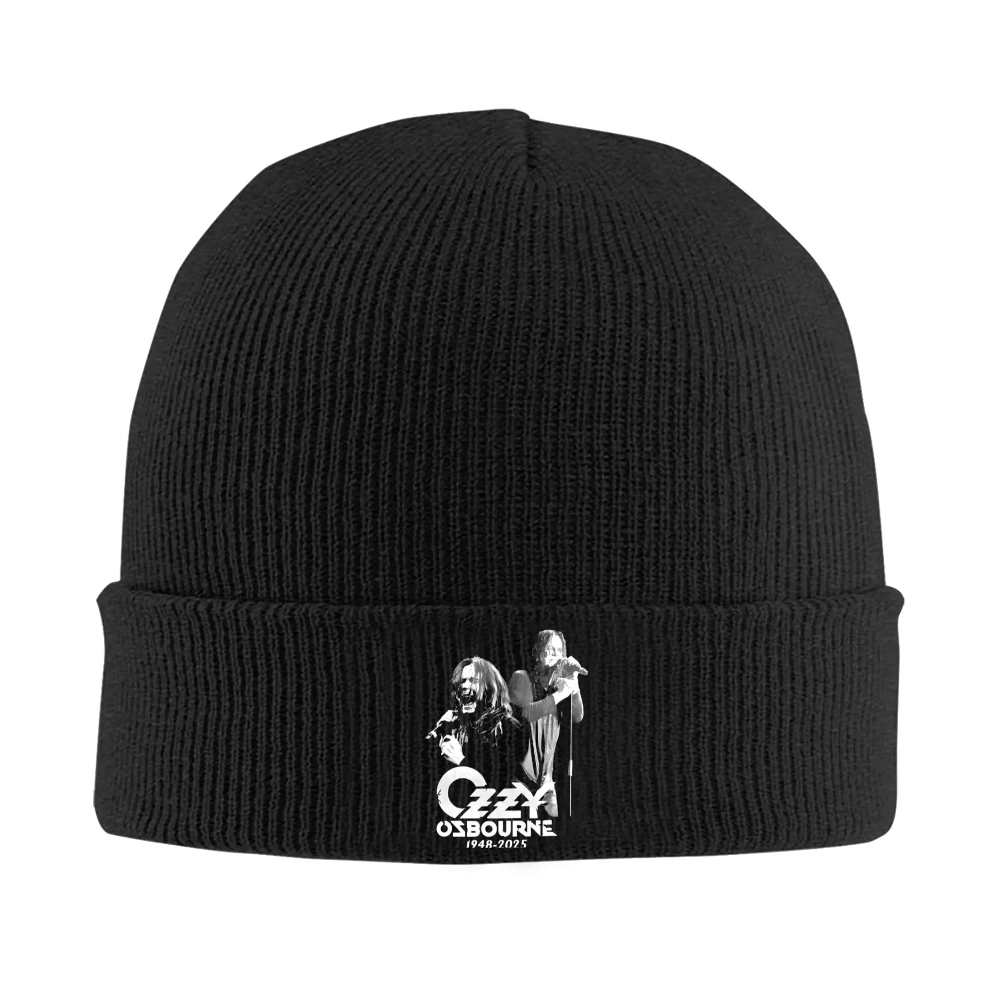 Ozzy Osbourne Beanie – Prince of Darkness 1948–2025 Tribute Winter Hat